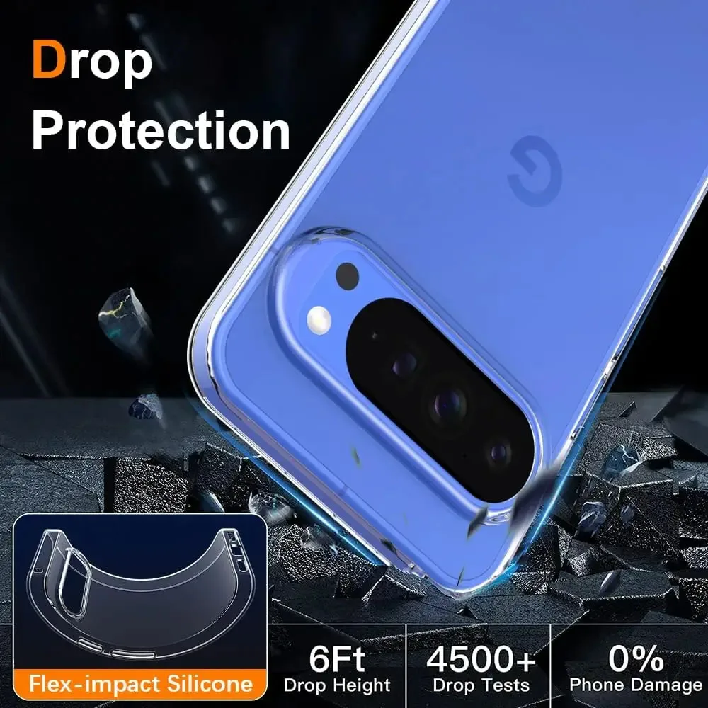 Premium Clear Soft TPU Shockproof Case - Ultra Thin Protective Shell Cover