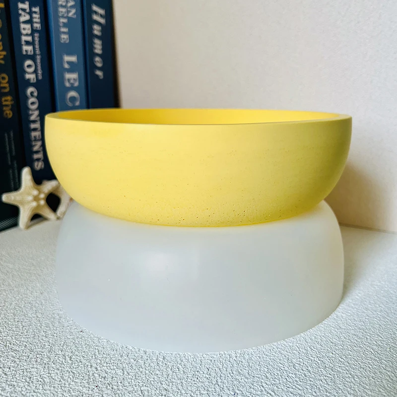 Round Cement Candle Mold 5