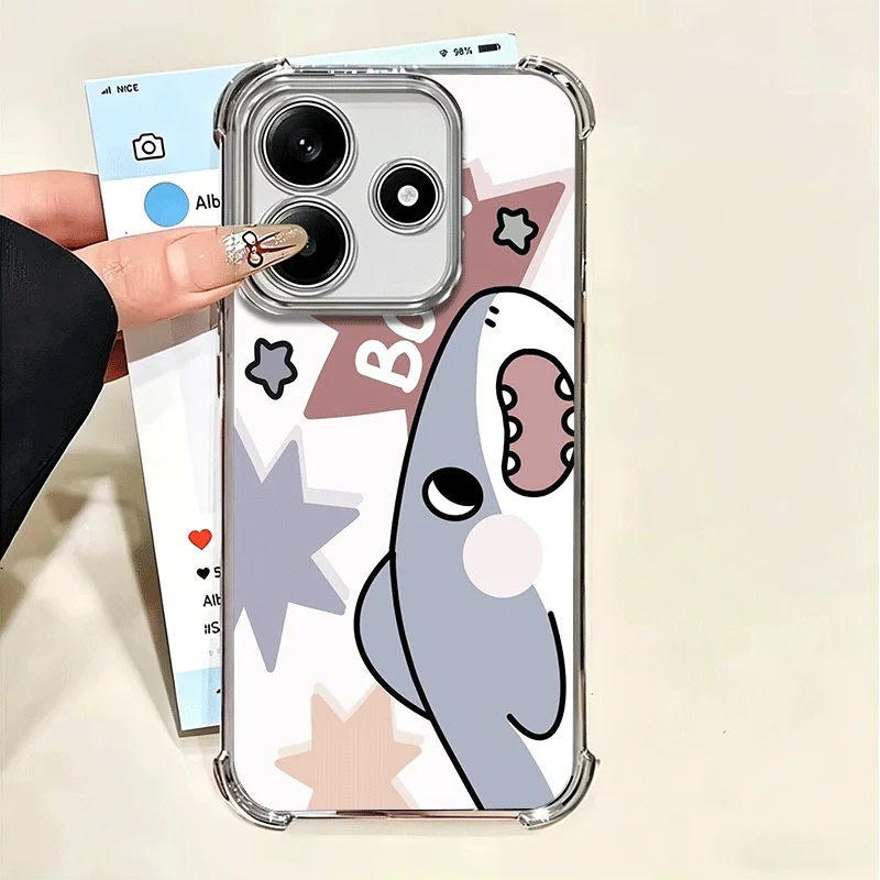 Cartoon Cute Shark Soft Phone Case