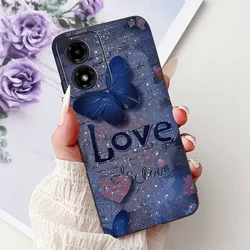 Cute Cat Fashion Painted Soft Silicone Phone Case Cover - Stylish Protective s Bag for Motorola Moto G04 (924)