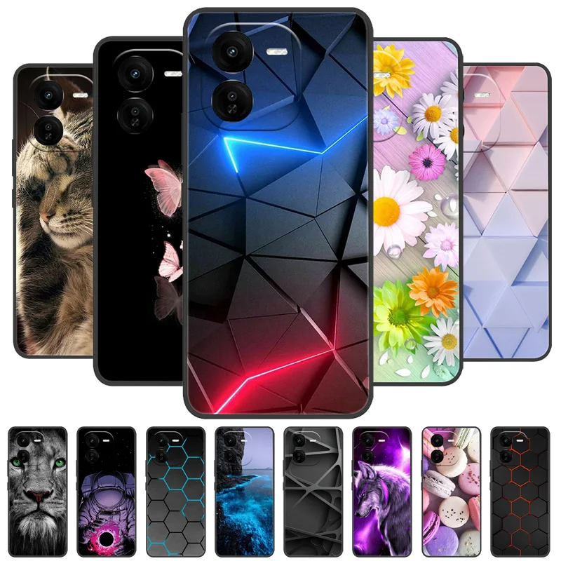 Luxury Painted Phone Silicone Back Cover Protective Case