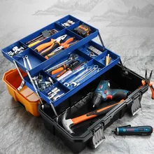 Veranstalter Werkzeug Box Wasserdicht Multifunktions Tragbare Toolbox Großen Harten Fall Caisse EINE Outil Koffer Professional Tools