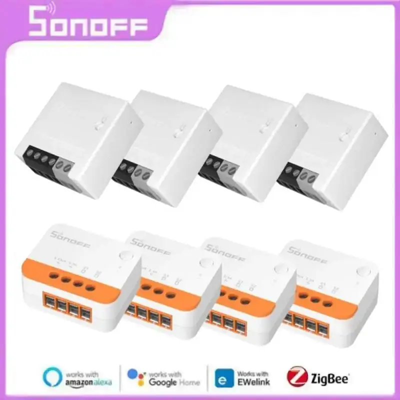 Умный переключатель SONOFF ZBMINI-L2/ ZBMINI Zigbee DIY, не требует нейтрального провода, двухстороннее управление, домашняя Автоматизация для Alexa eWelink