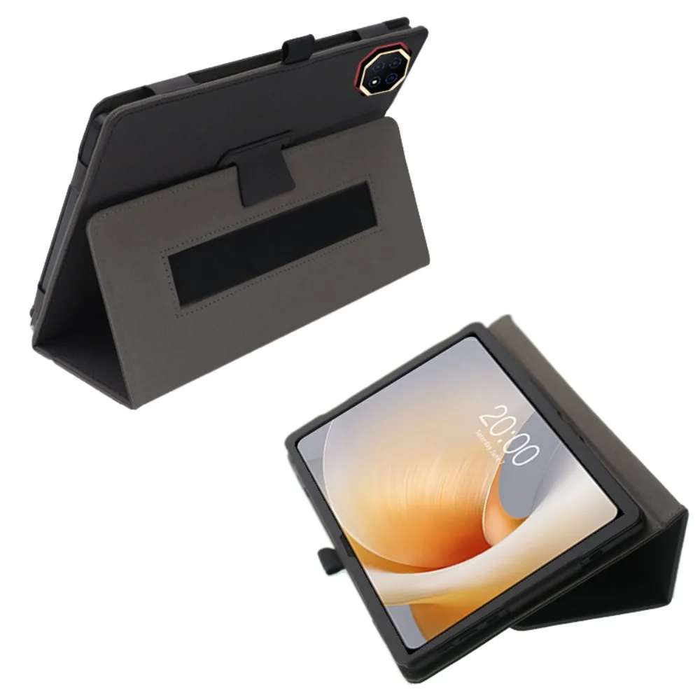 Premium PU Leather Tablet Case with Two-Fold Magnetic Stand & Hand Strap - Teclast 13.4