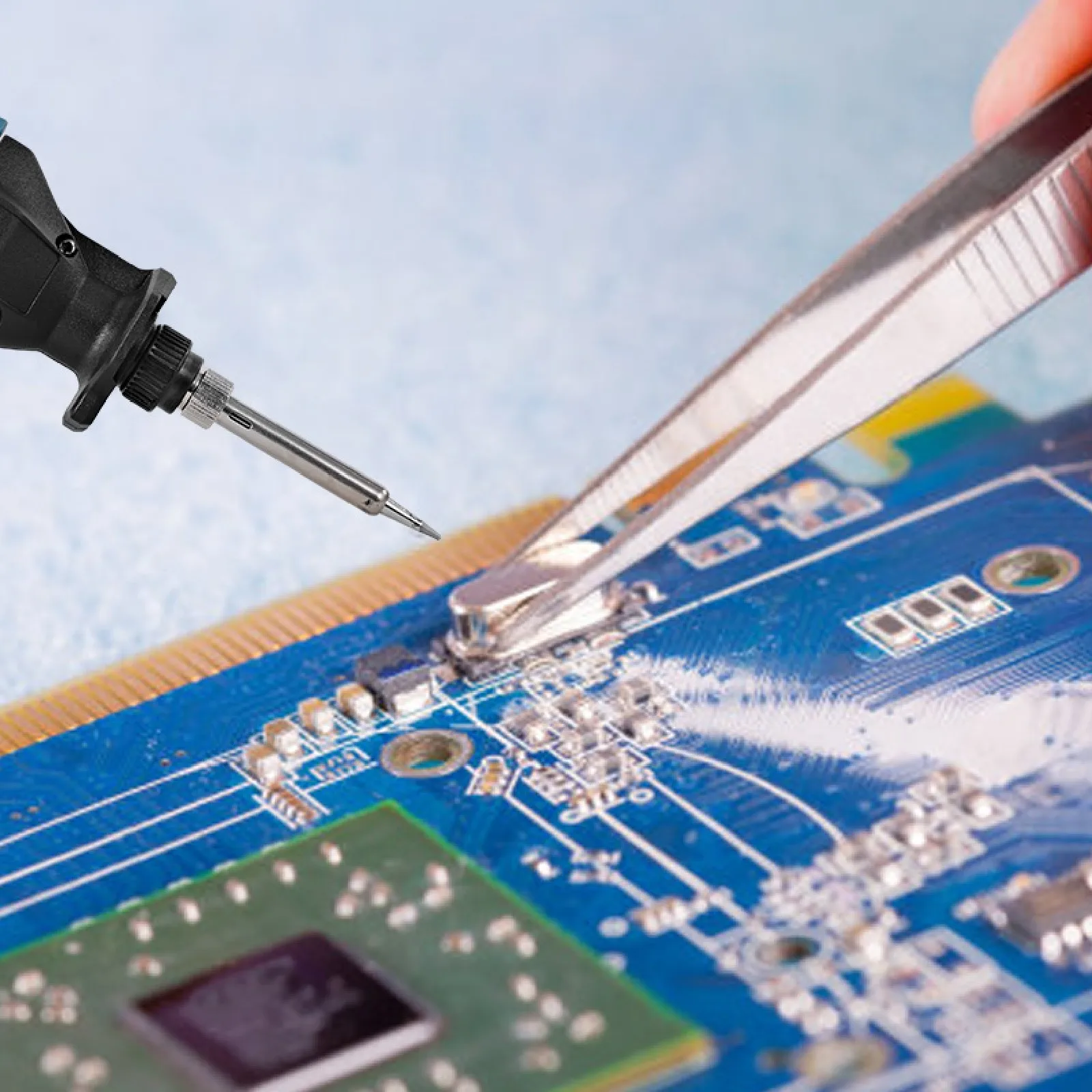 NEWBENY 400 ℃ Kabelloser Elektrischer Lötkolben 90 ° Tragbare Konstanttemperatur-Lötpistole Schweißwerkzeuge für 12V-Batterie – Detail 10
