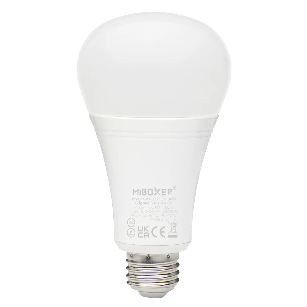 Standard 230 V Smart Home Zigbee 3.0 Sphérique LED E14 3x470lm 3x5W RGBW+  gradable Dépoli