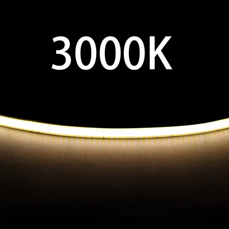 ตัวเลือกสินค้า OCONA DC 12V 24V Super Thin 4 มม.-สี COB ไฟ LED Strip สําหรับตู้รถ DIY 480LED สีฟ้า/สีชมพู/สีแดง/สีม่วง LED เทปริบบิ้น