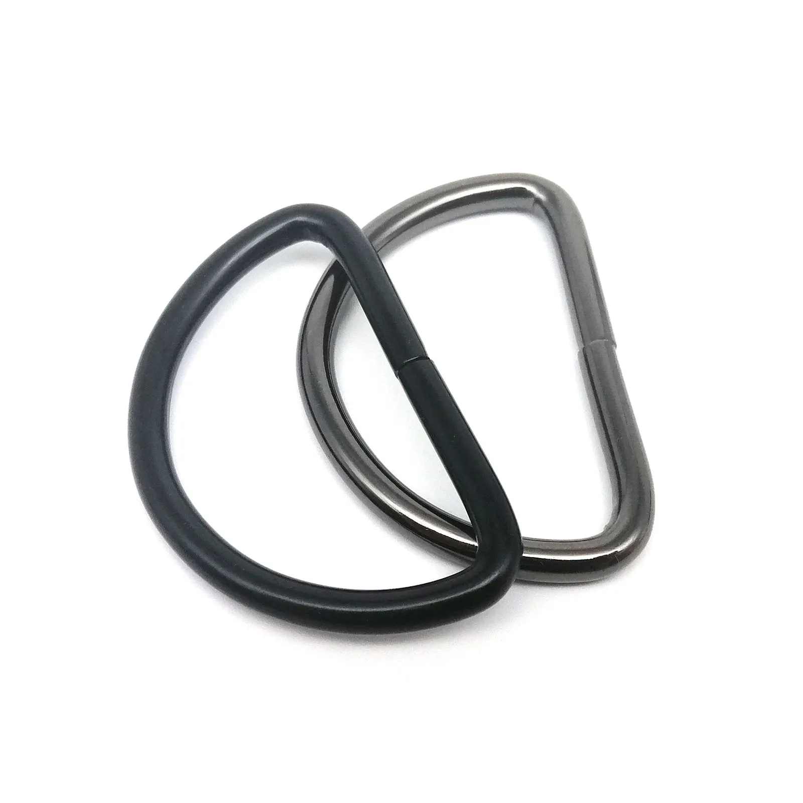 High-Quality Metal Leather Strap and Chain with D-Ring Buckle Clasp