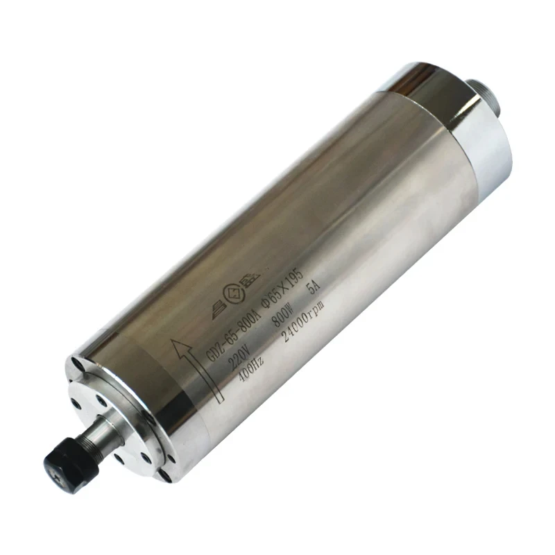 220 В 800 Вт кВт CNC электродвигатель шпинделя с водяным охлаждением 4 подшипника CNC шпиндель электродвигателя CNC машина с ЧПУ