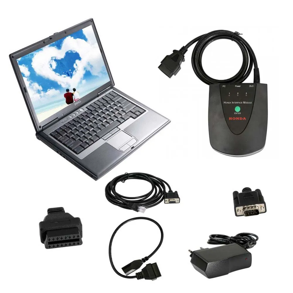 

Диагностический инструмент HDS He для автомобилей 1992-2020 V3.104.024 с ноутбуком D630, готовый к использованию