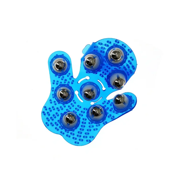 Roller Ball Body Massage Glove Anti Cellulite Muscle Pain Relief Relax Massager For Neck Back Shoulder