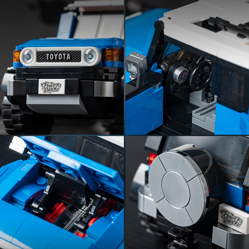 トヨタ FJ40 オフロード622PCS 車両ビルディングブロック1点セット トヨタ FJ40 オフロード622PCS 車両ビルディングブロック1点