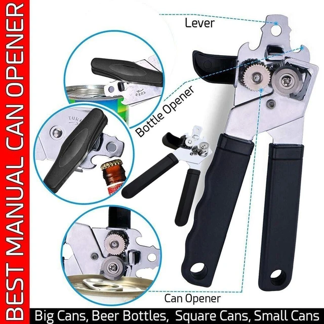 Party Tool Kitchen Comfortable Grip Tin Can Opener Jar Wine Opener Heavy  Duty Tin Can Opener Bottle Opener - AliExpress