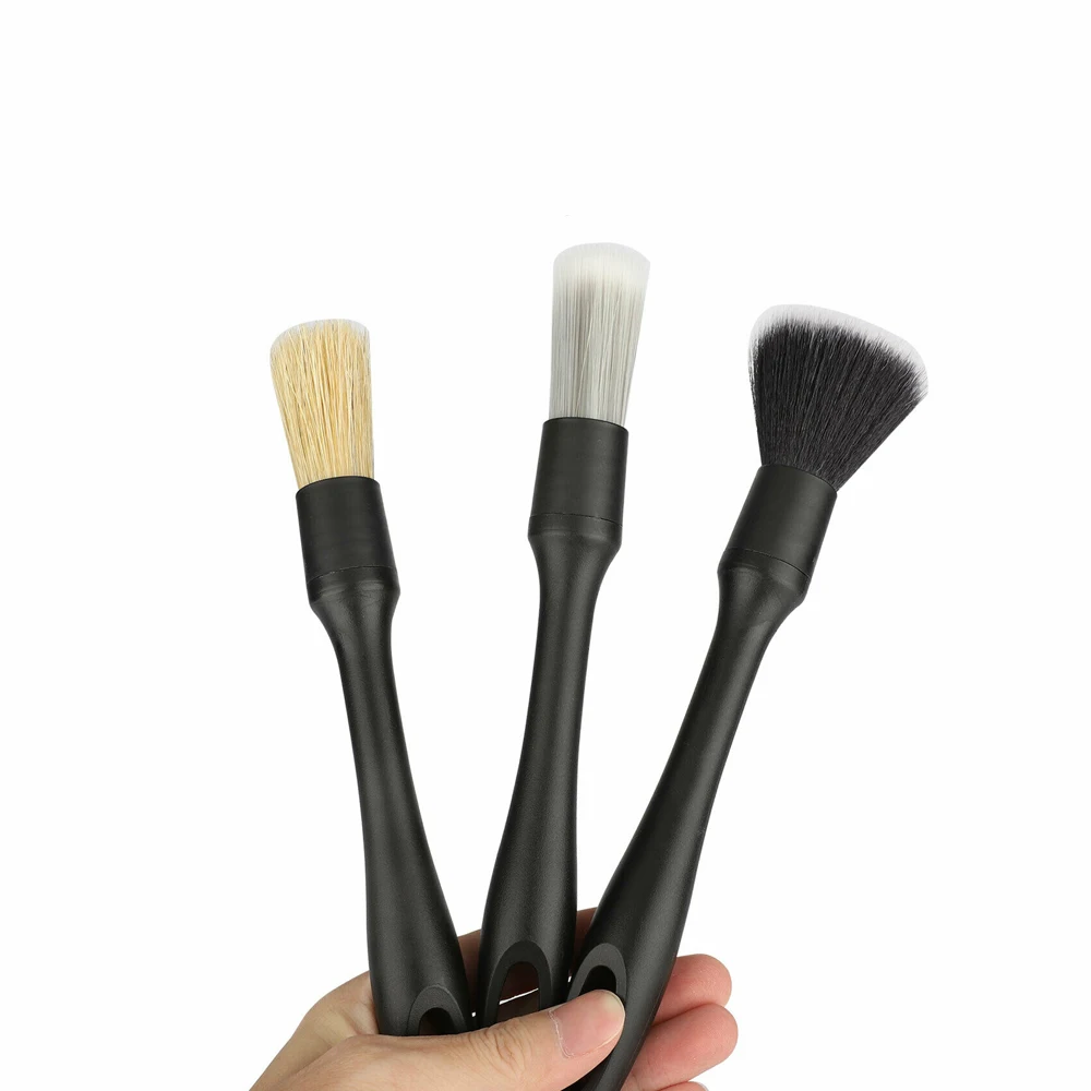 Car Detailing Brush Set, 3 Pcs Car Interior Detailing Brushes