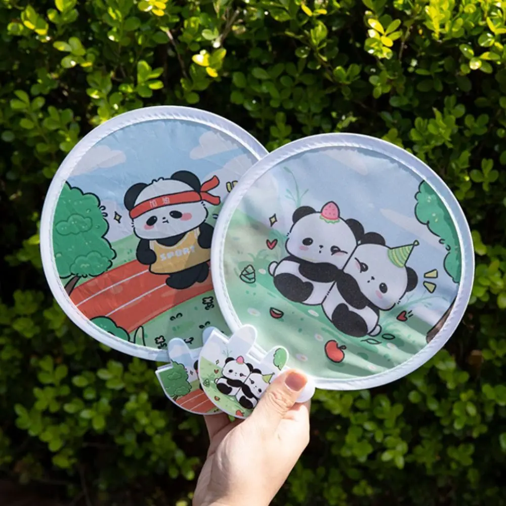Collapsible Fan Creative Summer Small Fresh Cute Cartoon Portable Cool Fan Hand
