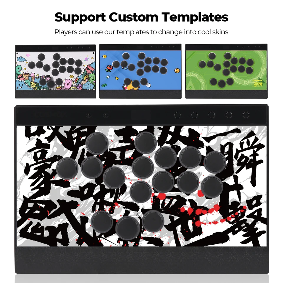 Haute42 磁気ヒットボックスレバーレスコントローラボタンリム