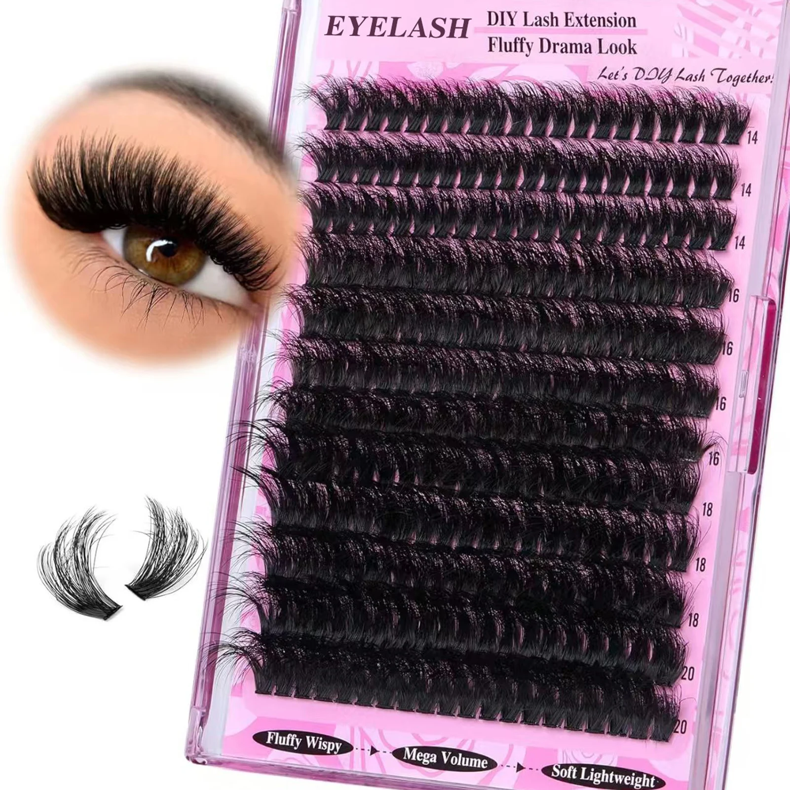 Natural Long Black Eyelash Extensions