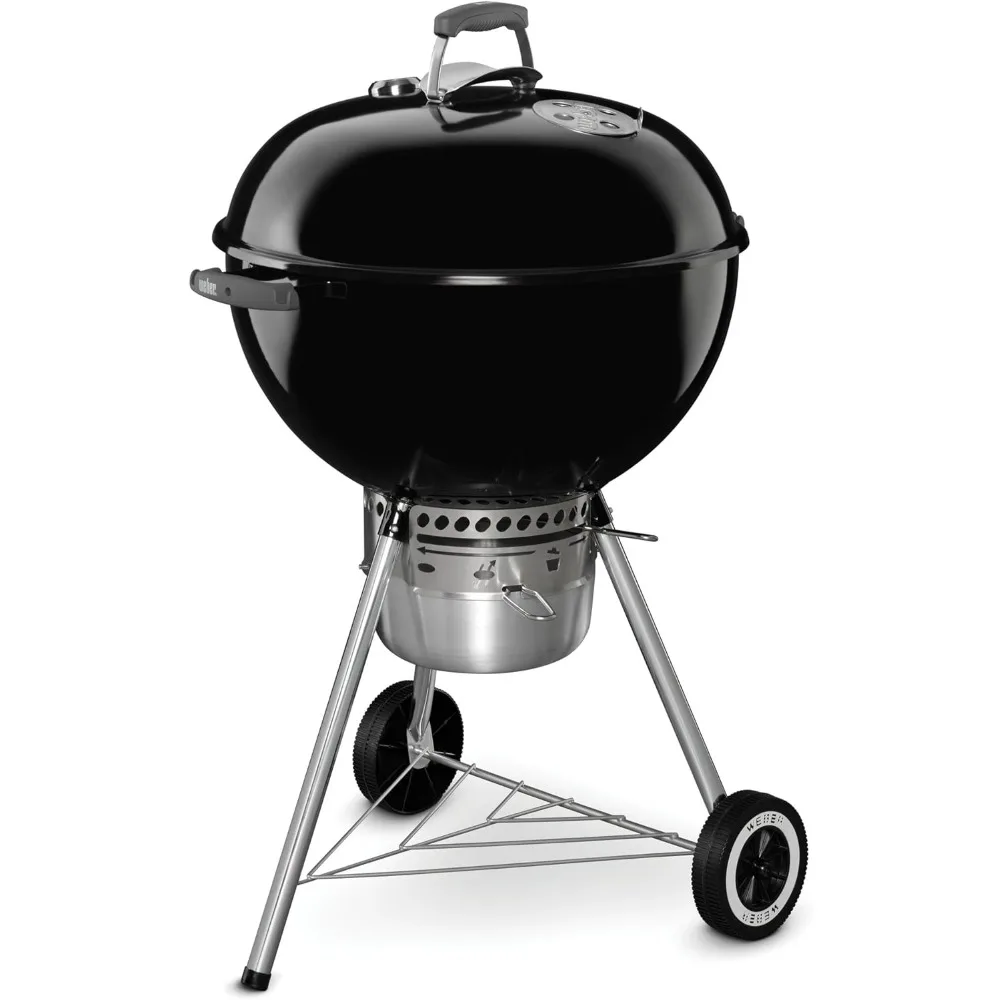 

Weber Barbecue Grill Original Kettle Premium Charcoal Grill, 22-Inch, Black Portable Grill