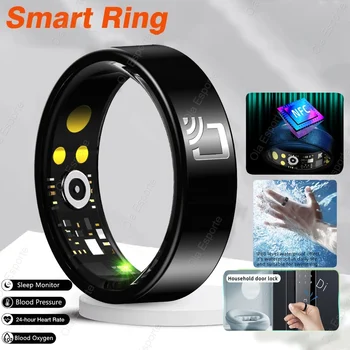 NEW NFC Smart Ring 2025 multi-sport 5ATM Waterproof Bluetooth health Heart Rate Blood Oxygen Sleep Monitor Men Women Smartring 1