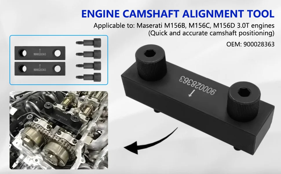 Motor-Einstellwerkzeugsatz für Maserati Geberit President Levante 3.0T M156B M156C M156D-Motoren, OEM 900028263 900028363 – Detail 3