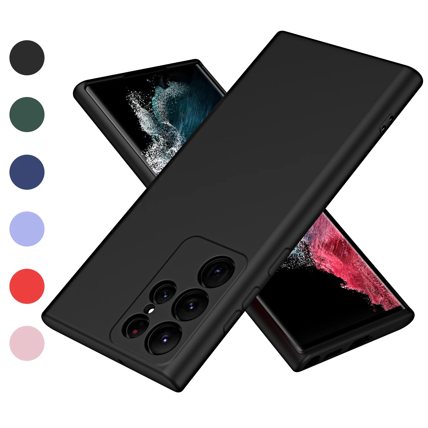 Enhanced Liquid Silicone Phone Case - Premium Protection and Style