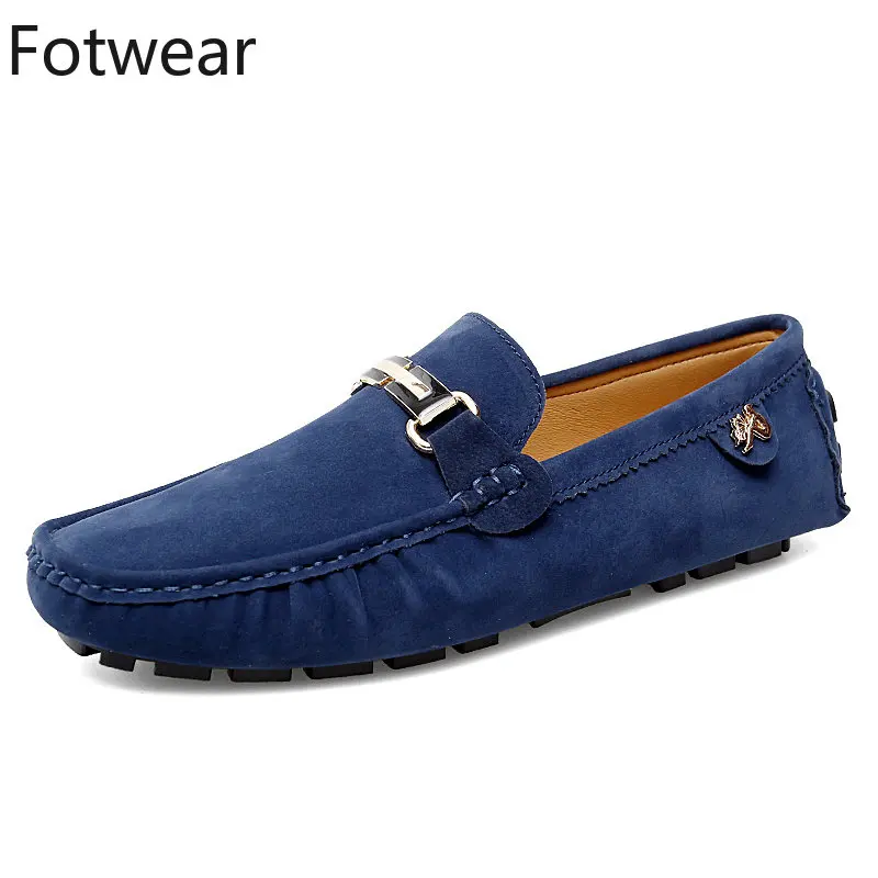 

Big Size Loafers Men Soft Breathable Moccasins Slip on Flat Mens Shoes Wedding Party Mocasines Hombre Designer Suede Footwear