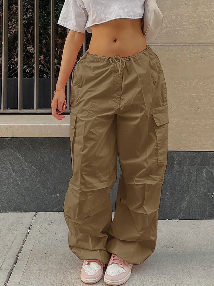 Loose Fit Cargo Pants for Women