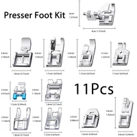 11PCS Presser Foot Kit Set Fabric presser for Sewing Fit For Singer Brother Janome Domestic Sewing Machine Parts Accessories - Image 3