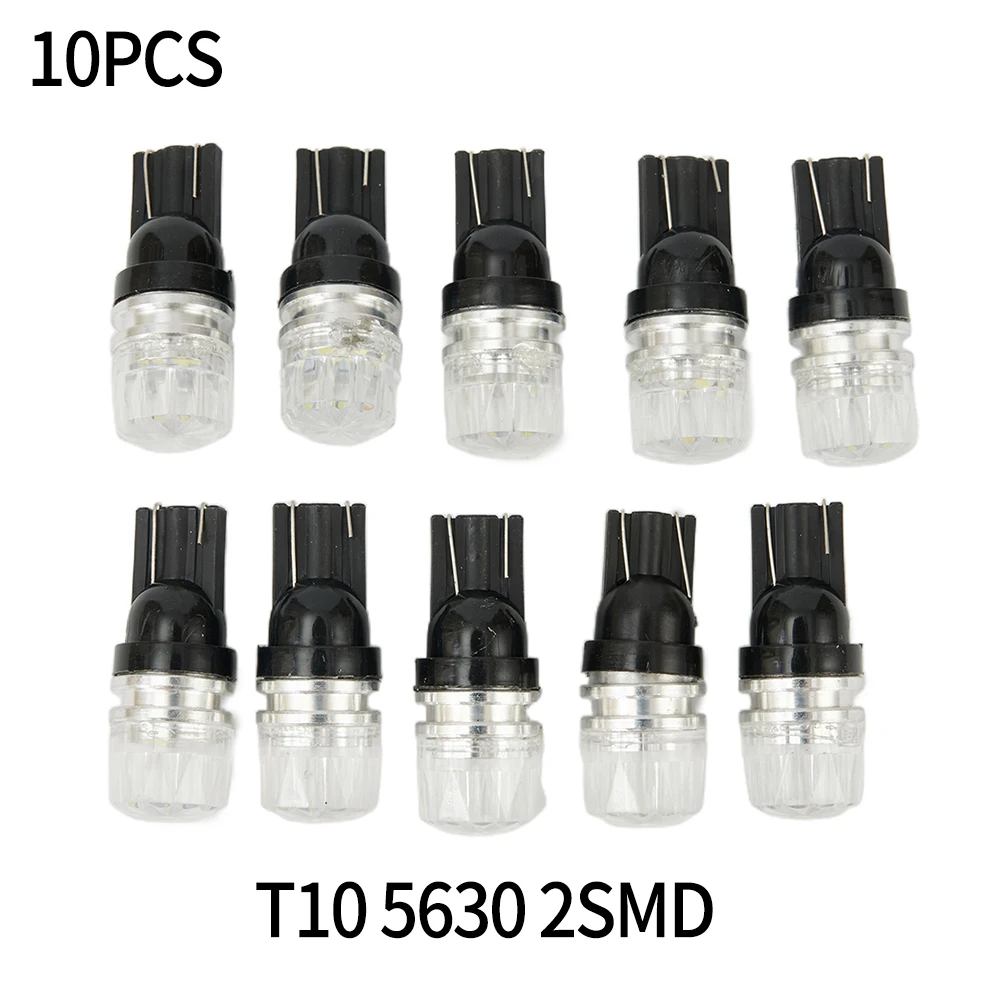 

T10 LED Light Bulbs 10pcs License plate Parts W5W 168 194 2825 White 2SMD Dashboard Dome Accessory LED Durable