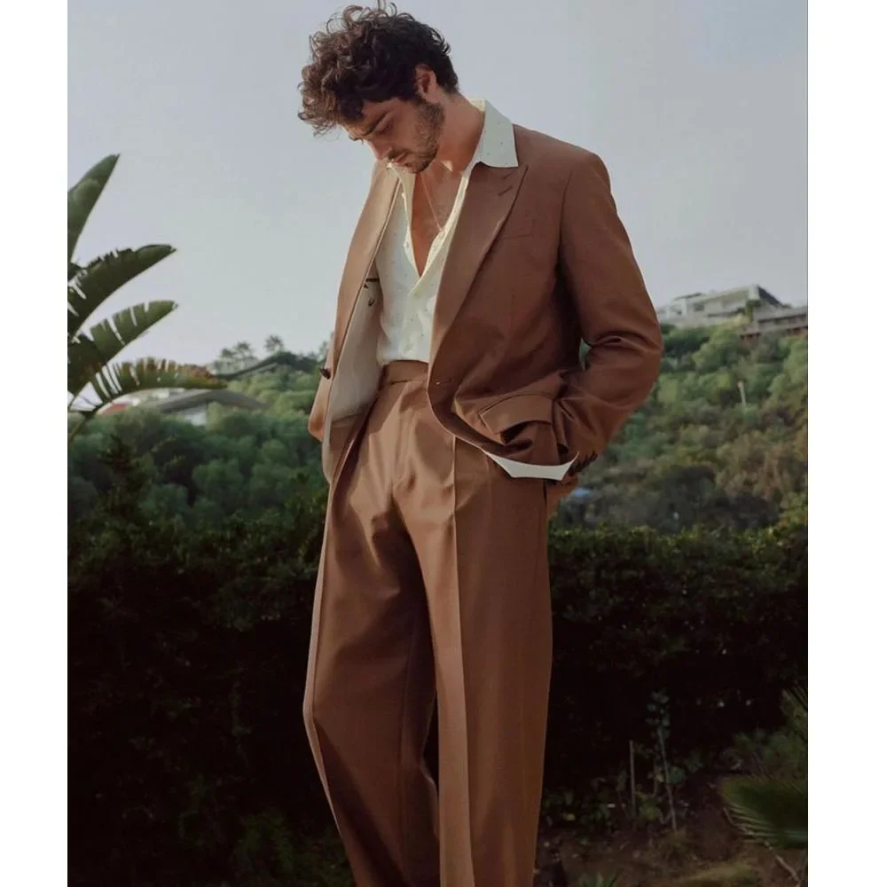Formal Suit Men's Single Breasted French Two-piece Suit