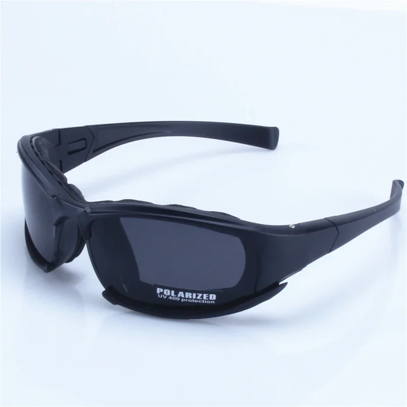 Sport Sunglasses Goggles Military Polarized Bullet-proof Airsoft Shooting Smoke Lens Motorcycle Cycling