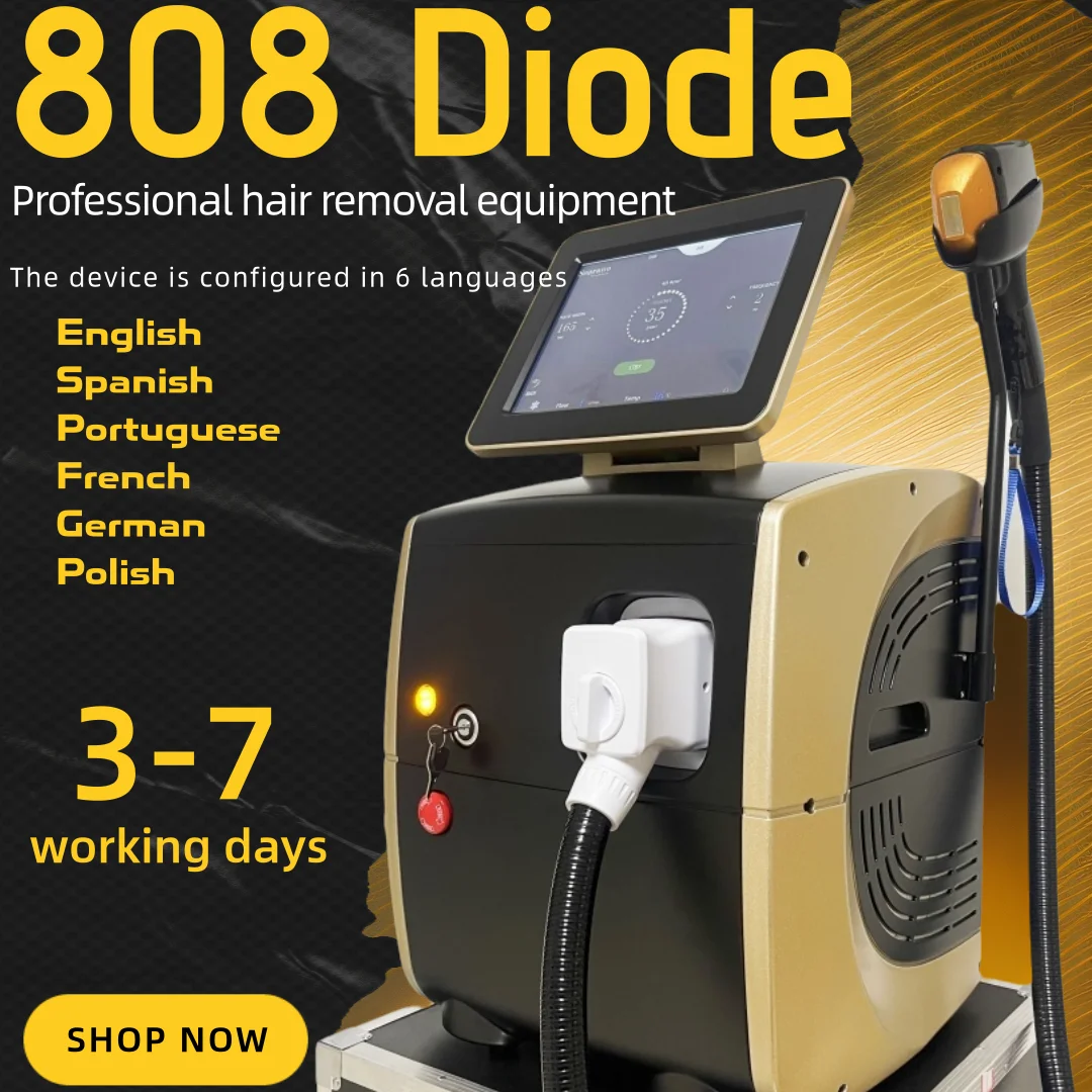 4000W 808nm Diode Laser Hair Removal Machine for Permanent Painless Underarm and Body Care Depilation 1