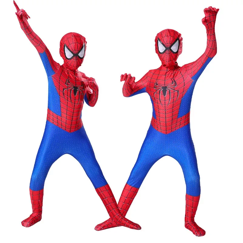 Boys Girls Spiderman Cosplay Costumes for Christmas Halloween cosplay jumpsuit superhero cosplay costume kids cosplay costume