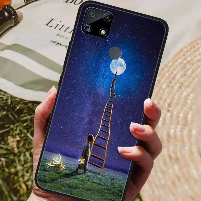 Premium Silicone Back Cover – Artistic Design for Enhanced Grip and Protection
