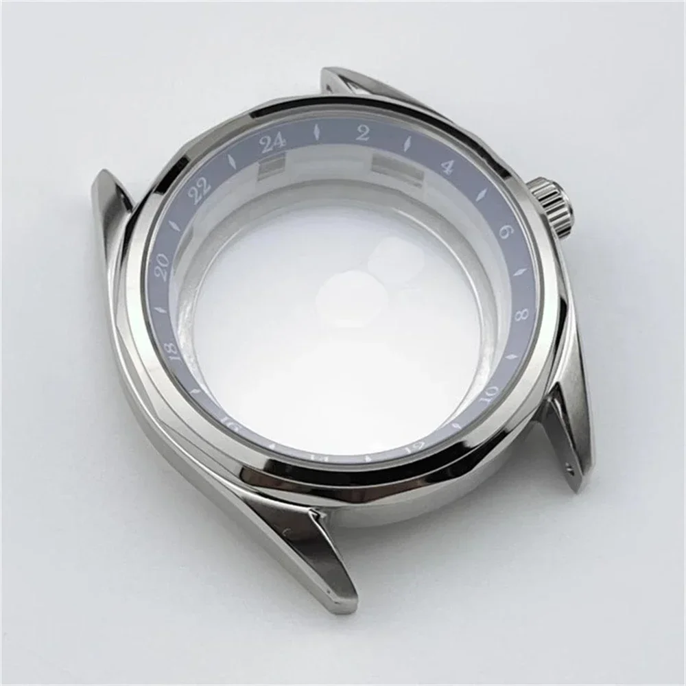 316L Stainless Steel Watch Case 39mm, 22mm Watchband, Sapphire Glass Case, for NH35 NH36 4R35A 4R36A Movement, Fits 34mm Dial