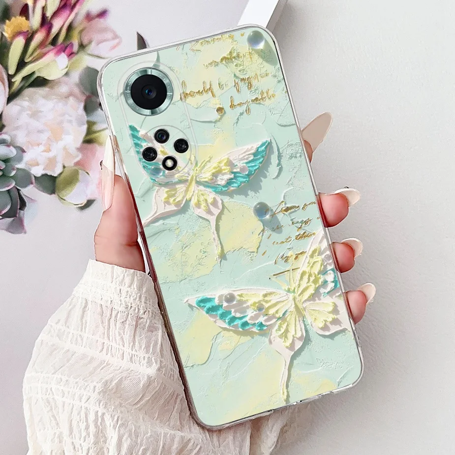 Stylish Butterfly Painted Soft Slim Phone Case