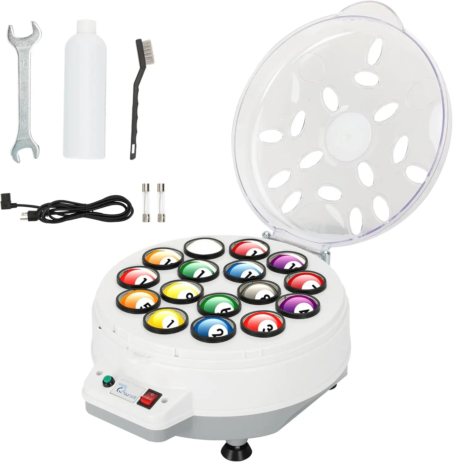 Billiard Ball Cleaner and Polisher, Billiard Ball Cleaner, Pool Cleaner for 16 and Snooker, Balls British Amer
