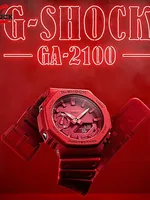 New GA-2100 Men's Watch Waterproof and Shockproof Date G Sports Alarm Clock Multi SHOCK functional LED Dual Screen Watch 2