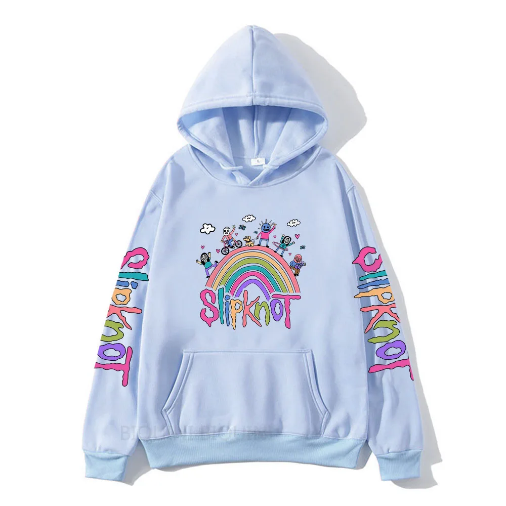 thumbnail image 1 of Sudaderas con capucha de Metal pesado para hombres y mujeres, Tops con capucha de manga larga, sudaderas de moda Y2k, ropa de calle informal, Sudadera con capucha fresca, 1 of 3