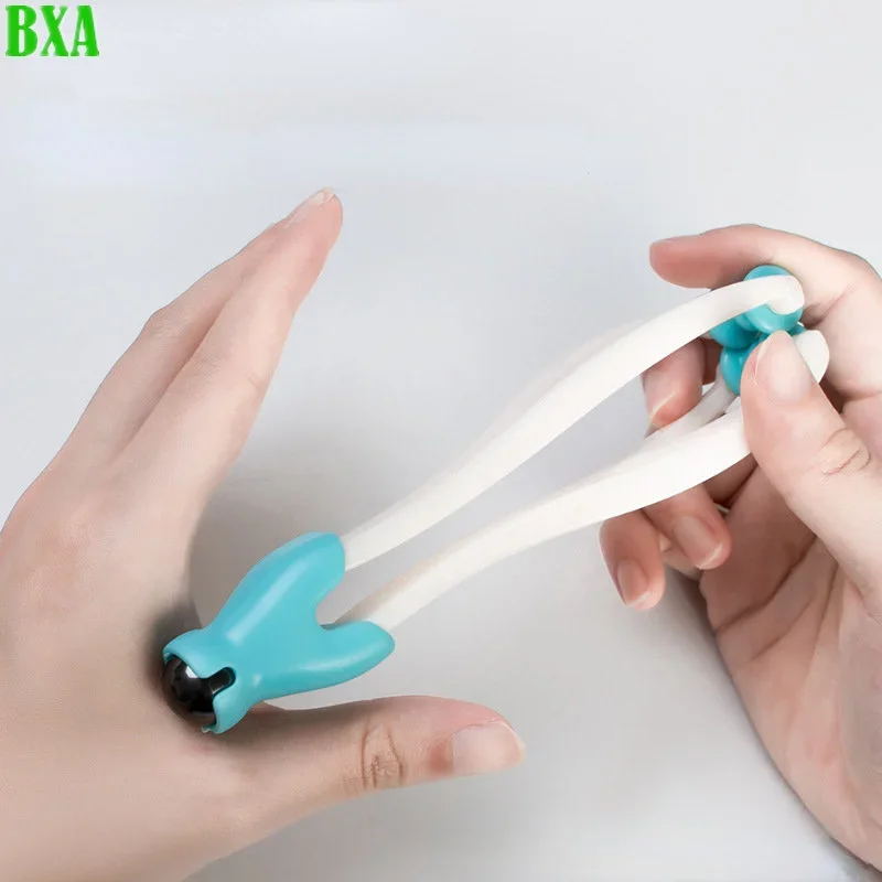 1PCS Hand Finger Massager Relax Blood Hot Elastic Dual Roller Multifunctional Finger Joint Meridian Acupoints Massage Clip