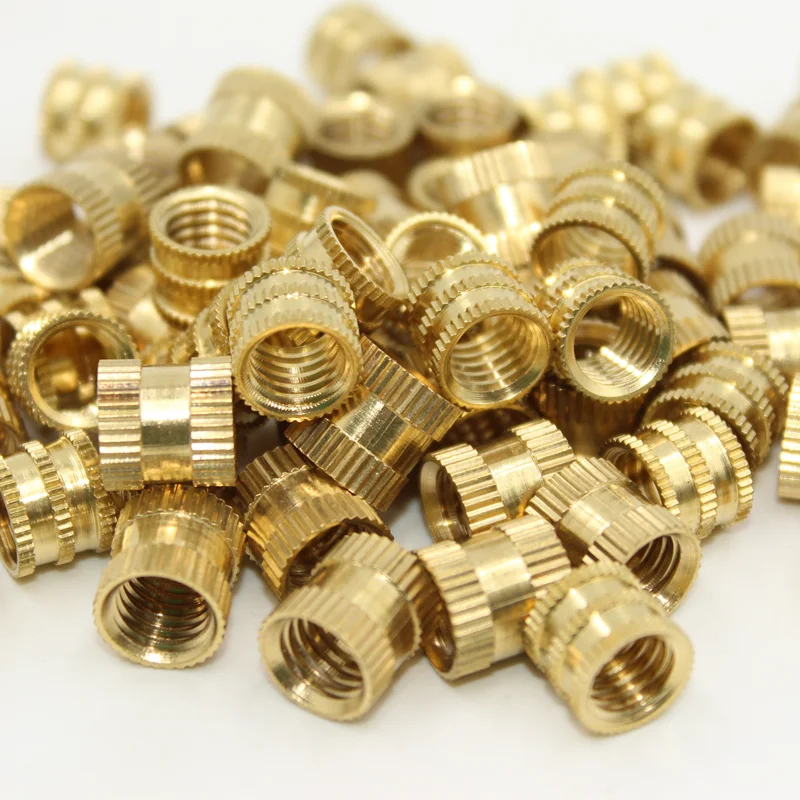 Insertnut M2 M2.5 M3 M4 M5 M8 M10 Brass Knurled Threaded Insertnut M2 M2.5 M3 M4 M5 M8 M10 Brass Knurled Threaded