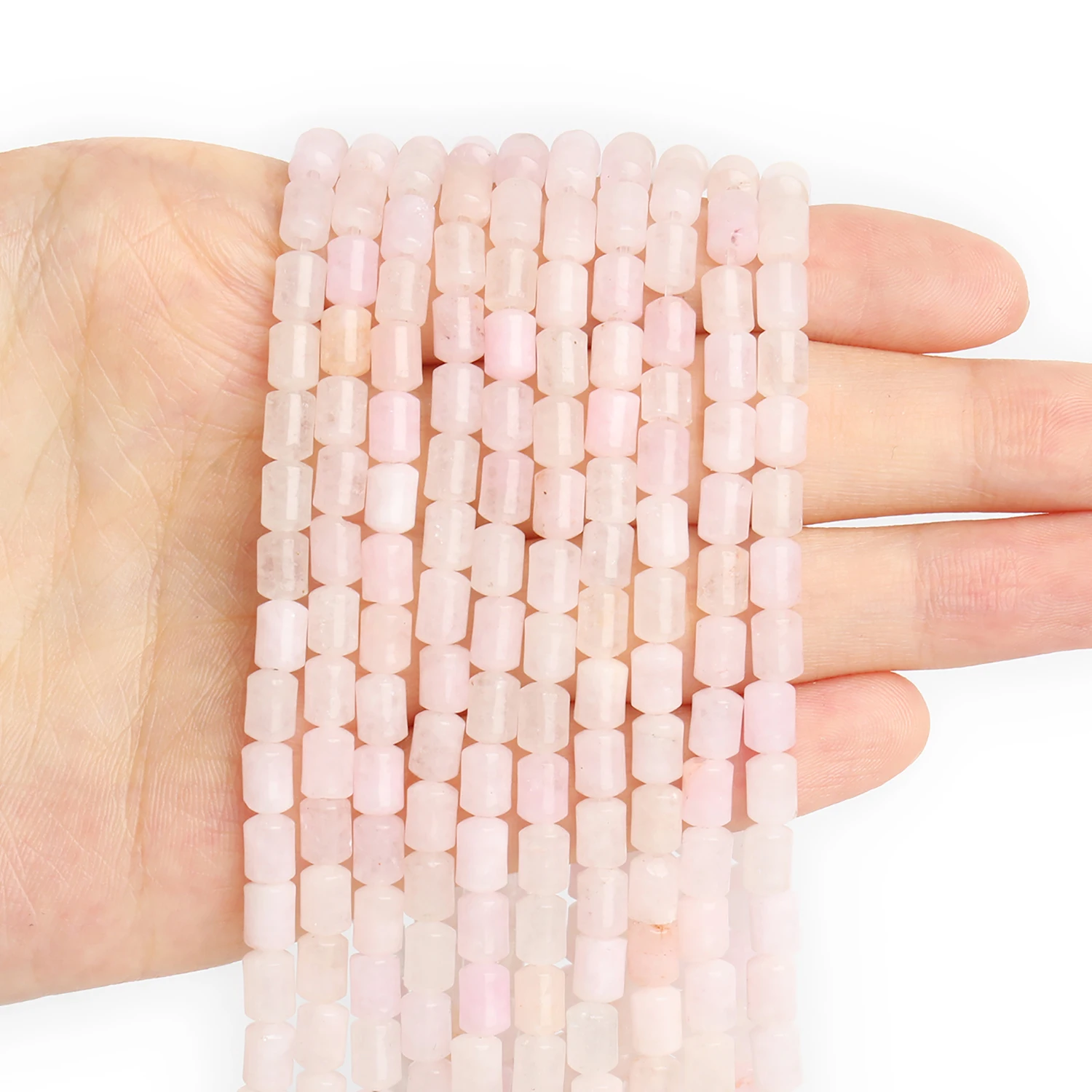 6x4mm Zylinder Naturstein Perlen Jade Amazonit Spalte Lose Spacer Perlen Für Schmuck Machen Liefert Diy Charms armband 15'' – Detail 10