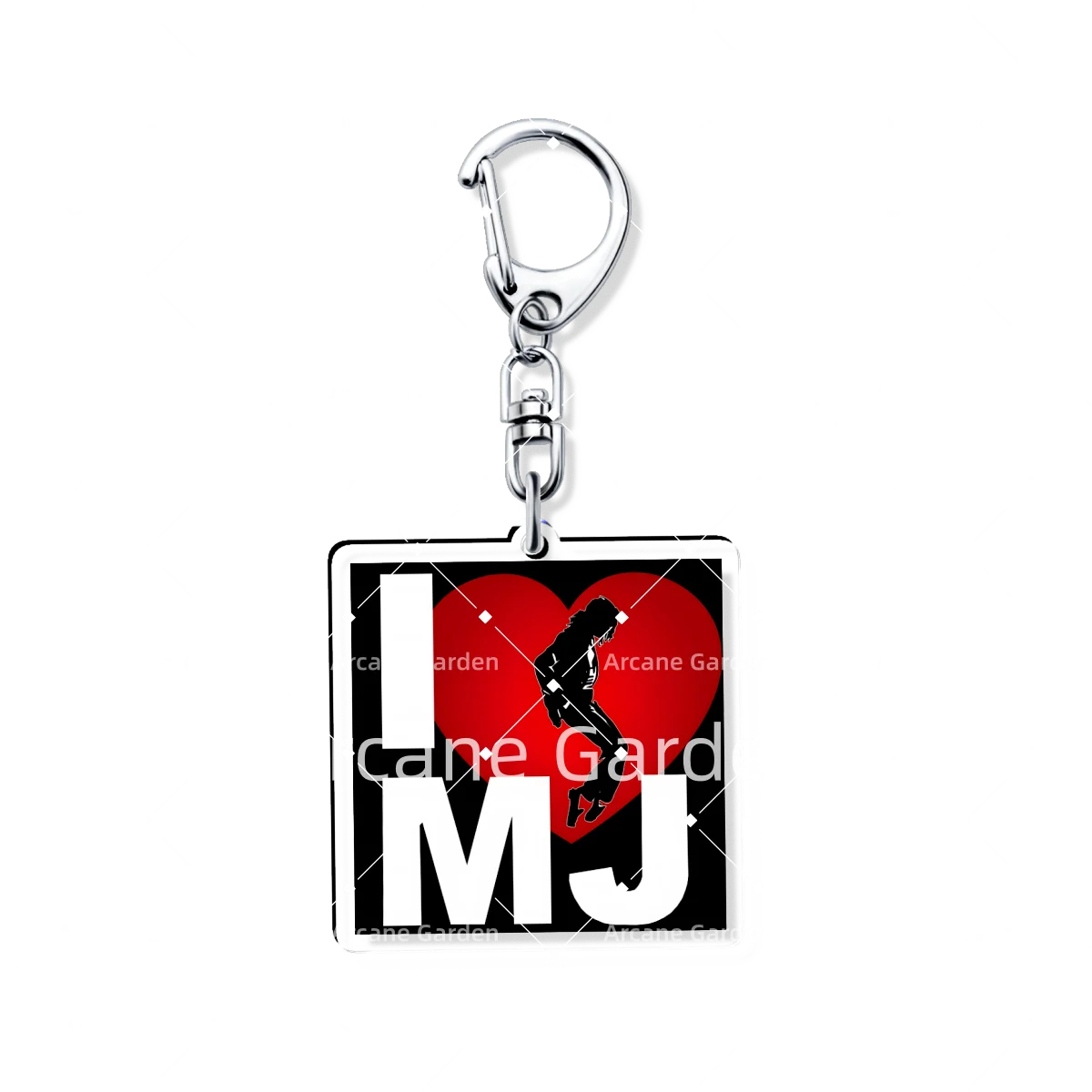 Michael Jackson Acrylic Keychain King of Pop Memorabilia Vintage Music Fan Gift Keep the Legend Close Memorial Vintage Thriller