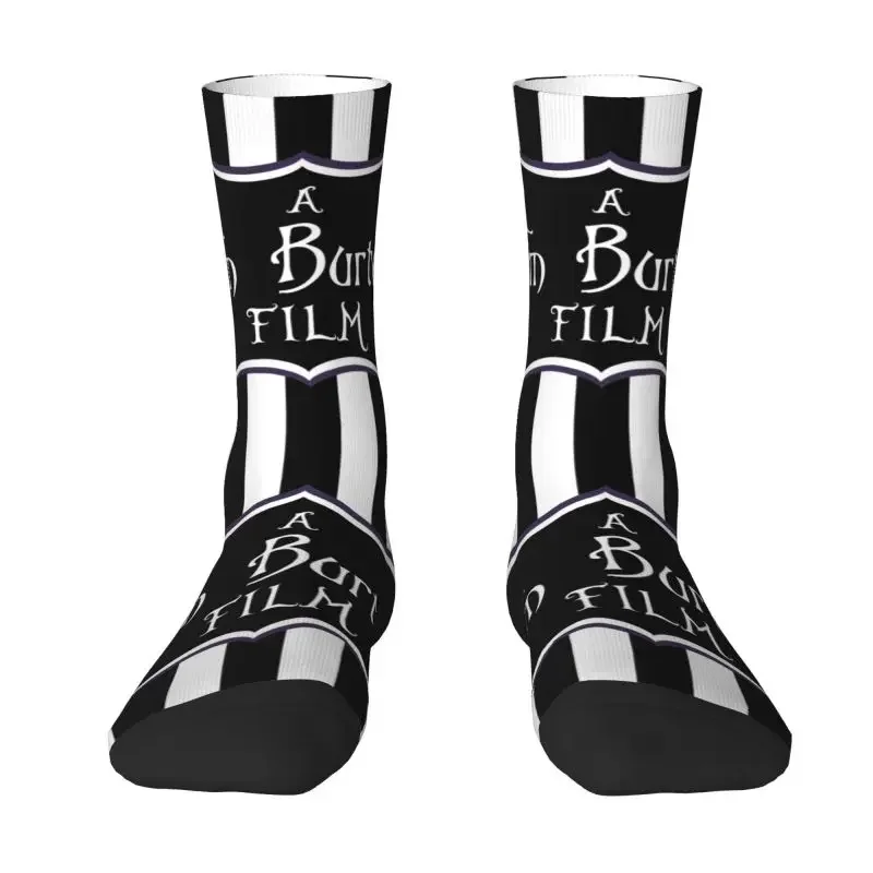 

Fashion Men's A Tim Burton Film Dress Socks Unisex Breathbale Warm 3D Printing Horror Fantasy Movie Crew Socks