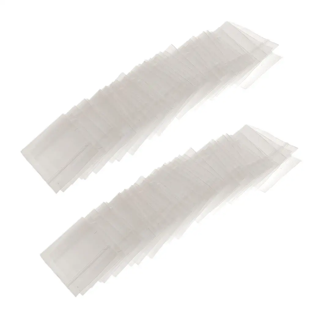 100pcs 4mil/2mil Clear Zip Bag Bag Plastic Baggies Reclosable High premium quality clear reclosable poly bags 4
