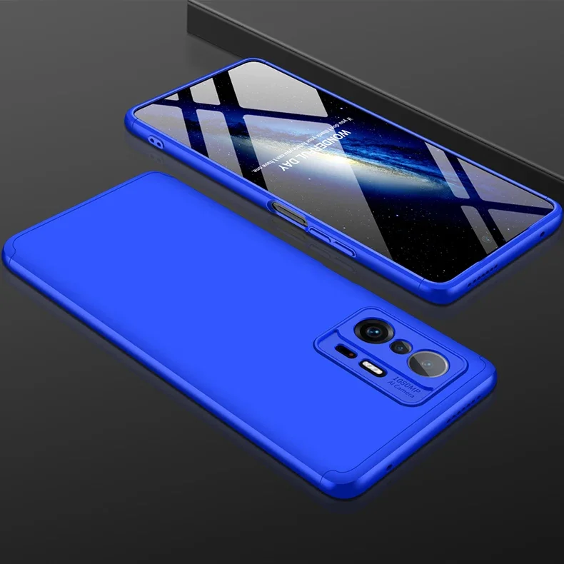 Shockproof Armor Plastic Case For Xiaomi Mi 11T Pro Full Protection 3 in 1 Hard