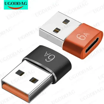 6A Type C To USB 3.0 OTG Adapter USB C Female To USB Male Converter For MacBook Pro Samsung S20 Xiaomi Huawei USBC OTG Connector 1