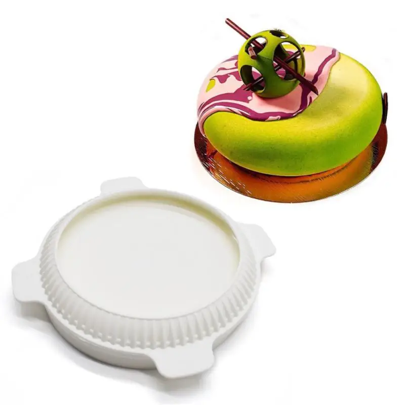 

Easy To Release Silicone Fondant Mold Durable Cake Mold Silica Gel No Penetration Mousse Cake Mold Cake Tools Easy To Clean