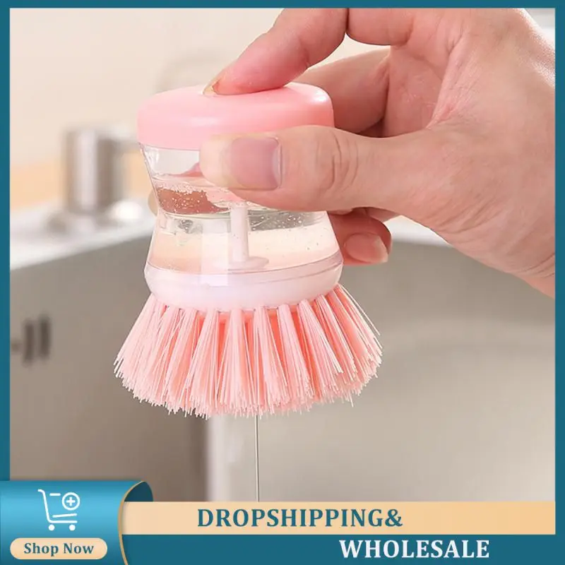 

2 в 1, щётки для мытья посуды с дозатором жидкого мыла