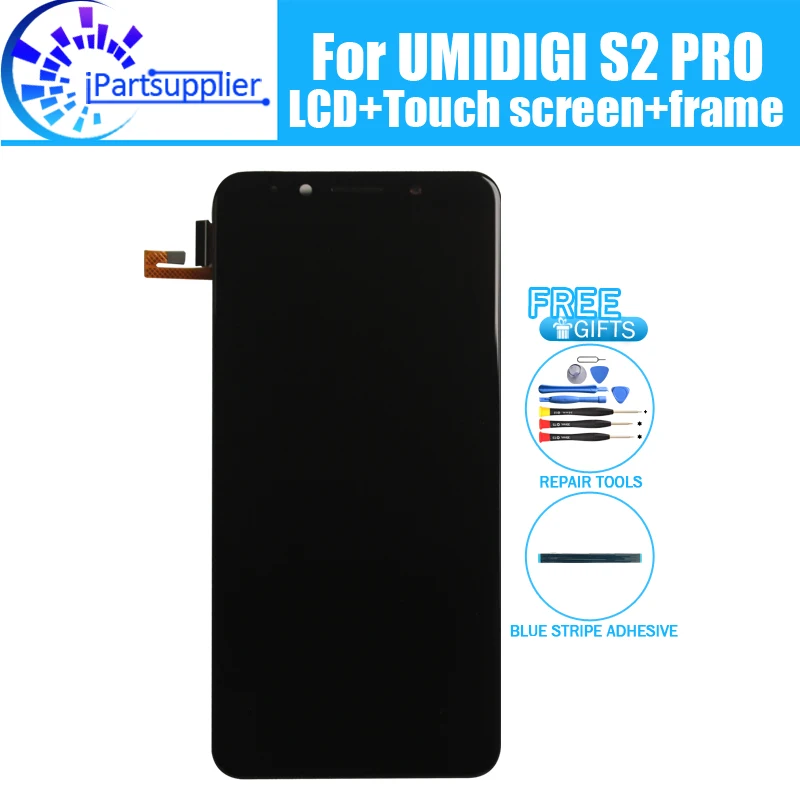 

UMIDIGI S2 Pro LCD Display+Touch Screen Digitizer +Frame Assembly 100% Original New LCD+Touch Digitizer for UMI S2 Pro+Tools